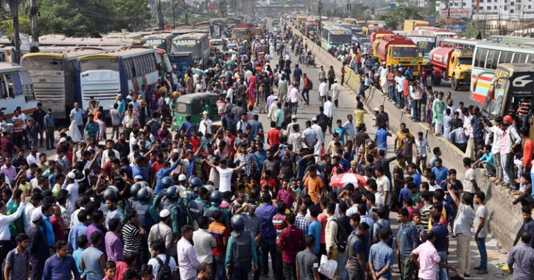 পরিবহন ধর্মঘট চলছে সিলেট বিভাগের তিন জেলায়