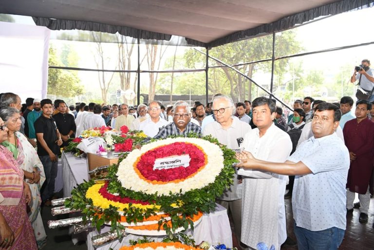 জাফরুল্লাহ চৌধুরীর প্রতি জাতীয় বিশ্ববিদ্যালয়ের শ্রদ্ধা