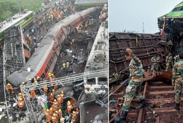 ভারতে ভয়াবহ রেল দুর্ঘটনা, নিহতের সংখ্যা বেড়ে ২৮৮